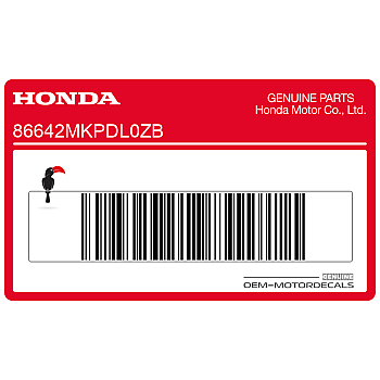 Autocollant de panneau latéral, côté gauche