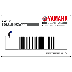 Emblème YAMAHA pour coque arrière