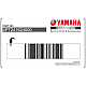 Yamaha XT600E Emblemat Prawa Owiewka Prawa Strona OEM 4PT241624000