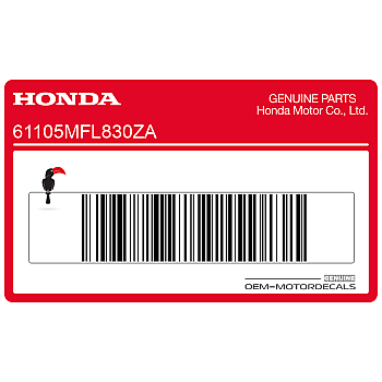 Front fender HRC mark
