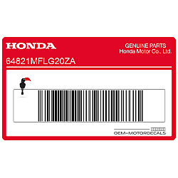 Tankstickerset, linkerkant