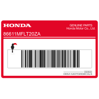HONDA Front fender HRC emblem 86611-MFL-T20ZA