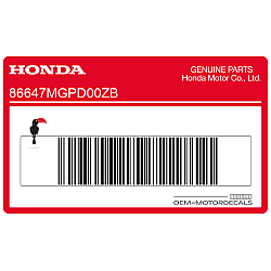 Naklejka na osłonę boczną