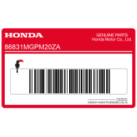 HONDA Naklejka na tylną owiewkę, prawa strona 86831-MGP-M20ZA