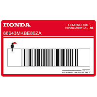 HONDA Adesivo carenatura centrale destra 86643-MKB-E80ZA