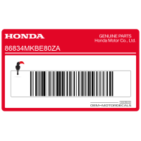 HONDA Adesivo fiancata, lato destro 86834-MKB-E80ZA