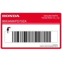 HONDA Linker Seitenverkleidungsaufkleber 86834-MKF-D70ZA