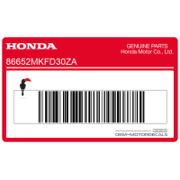 HONDA Under cowl stripe, left side 86652-MKF-D30ZA