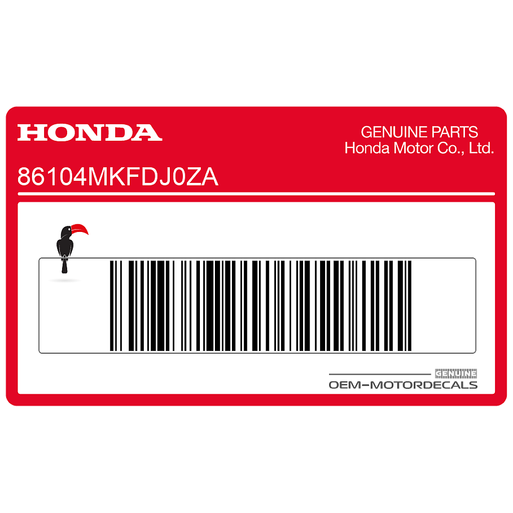 Honda-86104MKFDJ0ZA