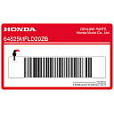 Under cowl HONDA logo decal