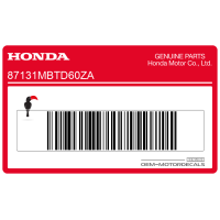 HONDA Autocollant de carénage intermédiaire Varadero 87131-MBT-D60ZA