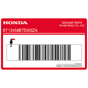 Voorspatbord sticker