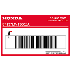 Adesivo pannello laterale, lato sinistro