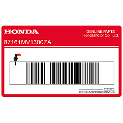 Pegatina colin, lado derecho