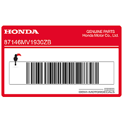 Kanzel / Oberteil Verkleidung Aufkleber, Linke Seite