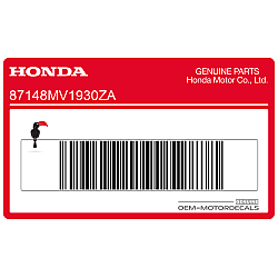 Kanzel / Oberteil Verkleidung Aufkleber, Linke Seite