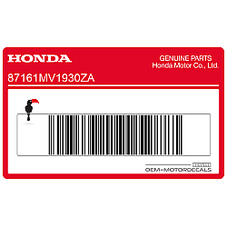 Heckverkleidung Aufkleber, Rechte Seite