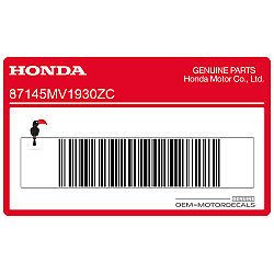 Kanzel / Oberteil Verkleidung Aufkleber, Rechte Seite