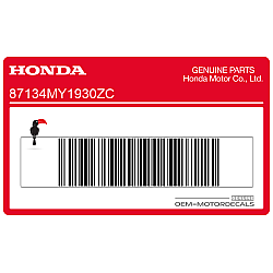 Naklejka na przednią owiewkę (czasza), prawa strona