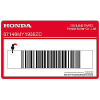 HONDA Autocollant de flanc de carénage Africa Twin 87148-MY1-930ZC