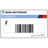 BMW Upper side cowling XR graphic, left side 51149443431