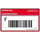 Honda VFR800 Carenatura Anteriore VFR 800 Adesivo Lato Sinistro OEM 64480MBGD00ZC Vinile Originale
