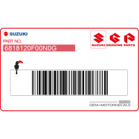SUZUKI Zijkuip SV650S embleem 68181-20F00-N0G