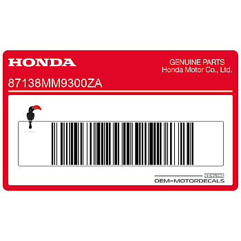 Side cowling decal