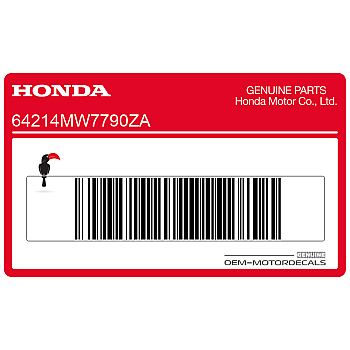 Naklejka na osłonę boczną