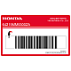 Autocollant graphique pour carénage avant supérieur Honda CBR1000F OEM 64215MM5300ZA