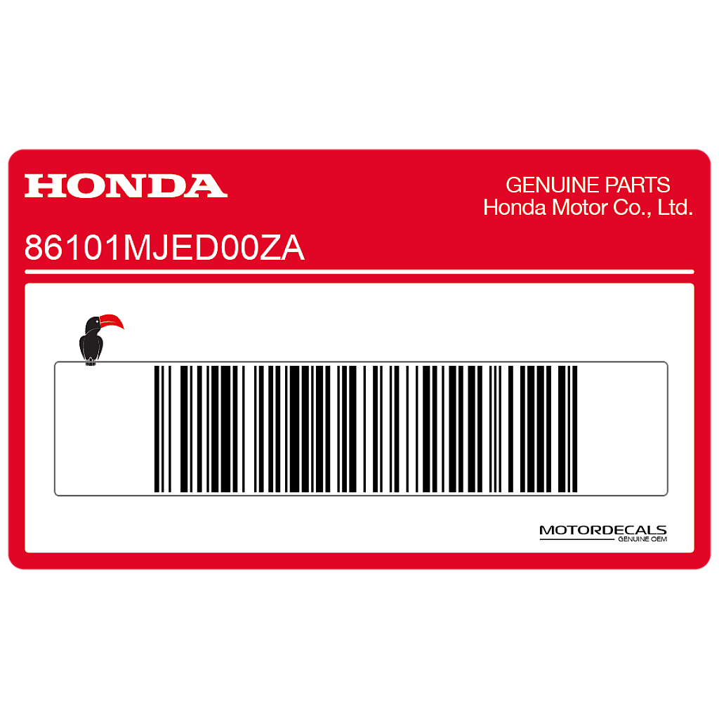 Honda-86101MJED00ZA