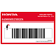 Honda CBR1000F Middle Cowl Stripe Left Side OEM 64366MS2300ZA