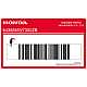 Honda CBR1000F Adesivo carenatura laterale lato sinistro OEM 64366MW7300ZB