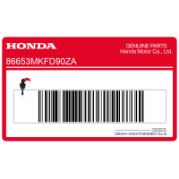 HONDA Autocollant de carénage inférieur, côté gauche 86653-MKF-D90ZA