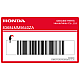 Honda CBR1000F Pegatina Carenado Superior Izquierdo Lado Izquierdo OEM 83684MM5640ZA