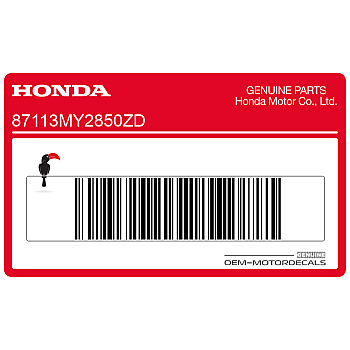 Adesivo pannello laterale, lato destro