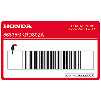 Naklejka na osłonę ramy, prawa strona