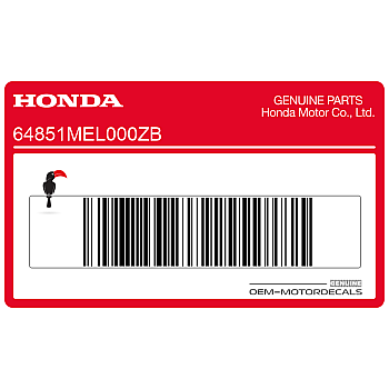 Emblema CBR Fireblade del carenado superior derecho, lado derecho