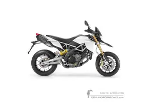 Naklejki do Aprilia DORSODURO 1200 2010 - Biały • Aprilia Naklejki OEM