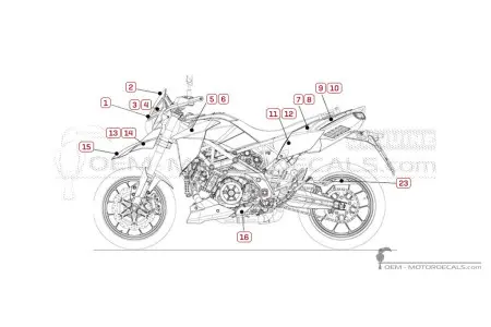 Aprilia DORSODURO 1200 2010 - Nero