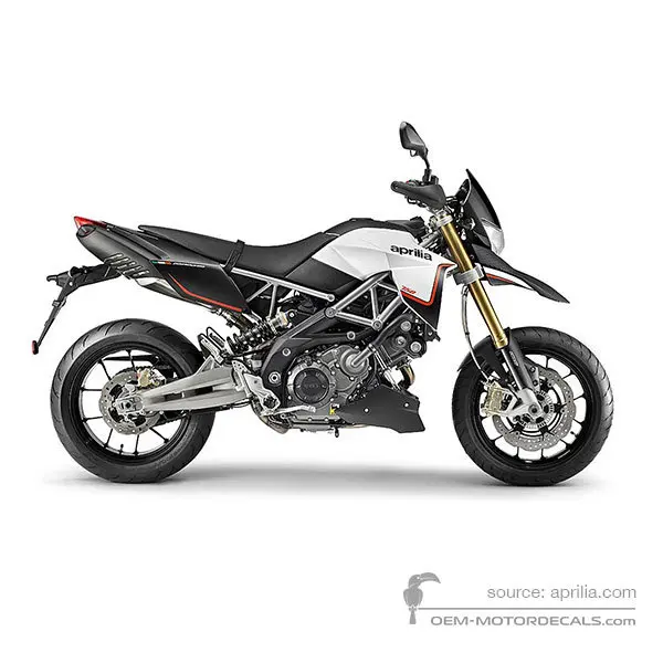 Aprilia DORSODURO 750 2014 - White - Matt Aprilia White