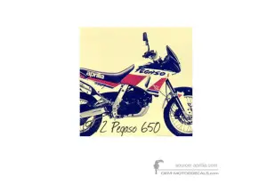 Pegatinas para Aprilia Pegaso 650 1992 - Blanco • Aprilia Pegatinas OEM