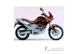 Decals for Aprilia Pegaso 650 1997 - Red • Aprilia OEM Decals