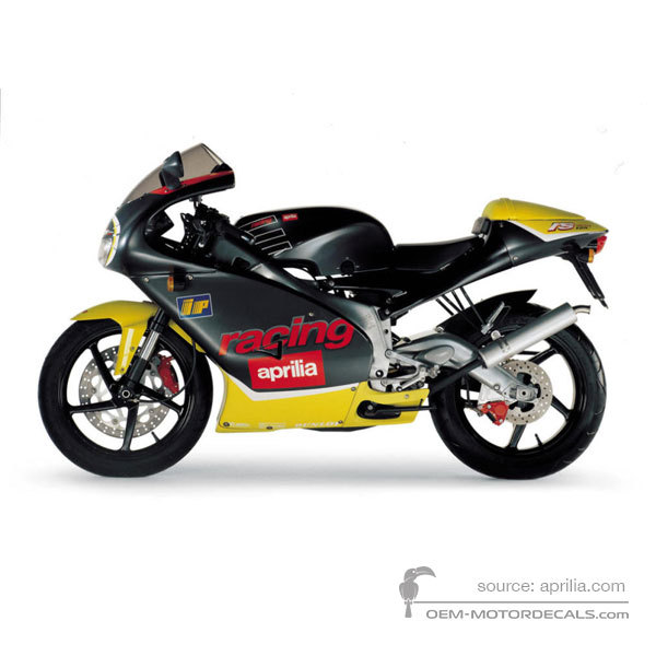 Naklejki do Aprilia RS125 2000 - Szary • Aprilia Naklejki OEM