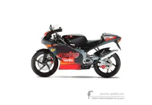 Aufkleber für Aprilia RS125 2002 - Schwarz • Aprilia OEM-Aufkleber