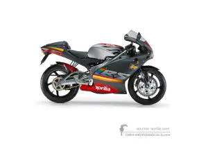 Aufkleber für Aprilia RS125 2003 - Schwarz • Aprilia OEM-Aufkleber