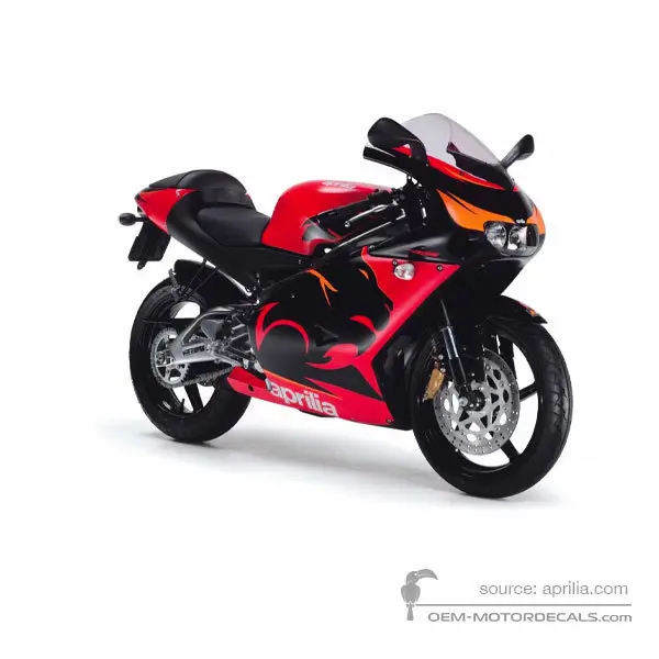 Aprilia RS125 2005 - Rojo - Fluo Red