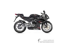 Aufkleber für Aprilia RS125 2010 - Schwarz • Aprilia OEM-Aufkleber