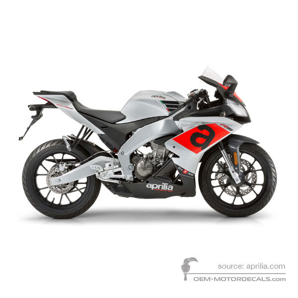 Decals for Aprilia RS125 4T 2020 - Gray • Aprilia OEM Decals