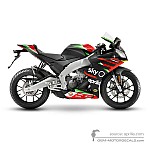 Aprilia RS125 Replica 2020 - Zwart